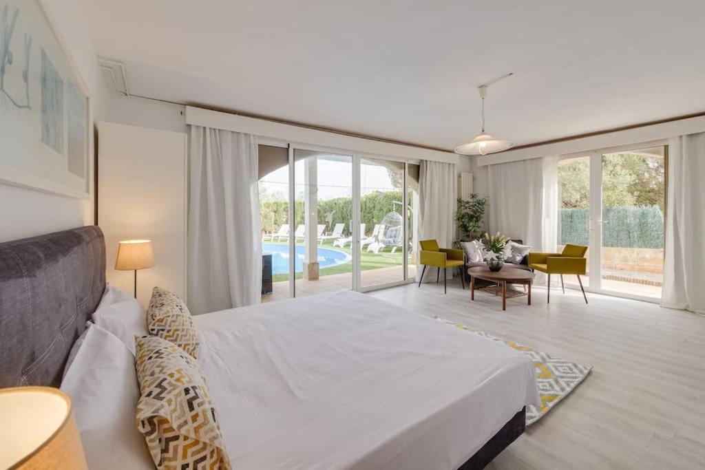 Moderne Villa, Pool+Meerblick,Schnelles Wifi,Klima 칼라스 데 말료르카 외부 사진