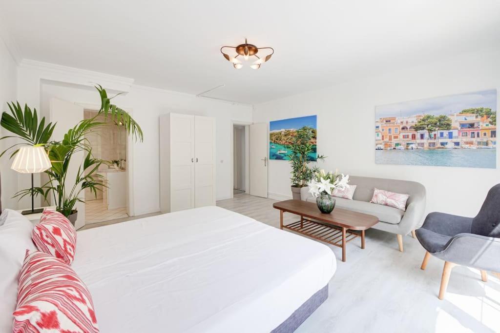 Moderne Villa, Pool+Meerblick,Schnelles Wifi,Klima 칼라스 데 말료르카 외부 사진