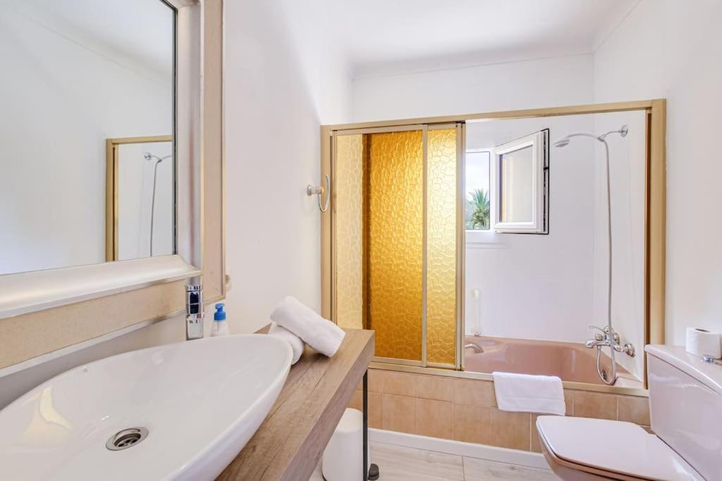 Moderne Villa, Pool+Meerblick,Schnelles Wifi,Klima 칼라스 데 말료르카 외부 사진