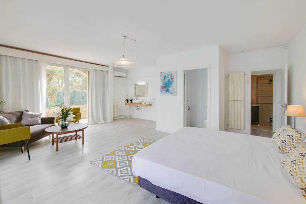 Moderne Villa, Pool+Meerblick,Schnelles Wifi,Klima 칼라스 데 말료르카 외부 사진
