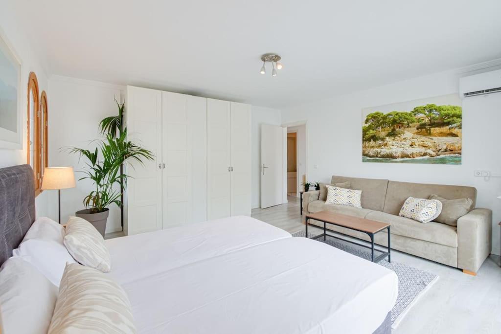 Moderne Villa, Pool+Meerblick,Schnelles Wifi,Klima 칼라스 데 말료르카 외부 사진